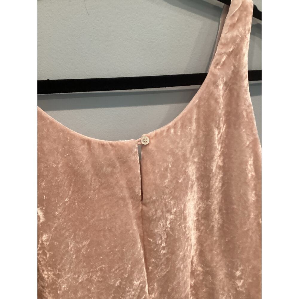 J.Crew Womens Velvet Tank Size 6 Blush Pink Shell Classic Preppy Fairy Grunge - Picture 8 of 10